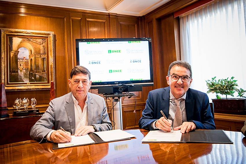 Acuerdo colaboración La Once y Oftalvist