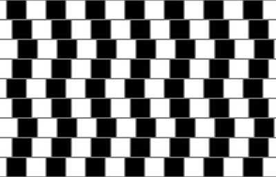 ilusión líneas paralelas